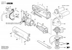 Bosch 0 603 404 703 Pws 8-125 Ce Angle Grinder 230 V / Eu Spare Parts